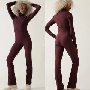 ATHLETA x ALICIA KEYS | Goddess Bodysuit Ltd Edition $179 NEW Size Small Maroon